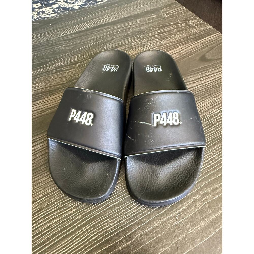 P448 Super Water Resistant Black Slide Sandal Sz. 38/5